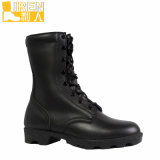 Black Genuine Leather Cheap Italian Military Boots