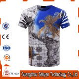 Factory Price Fashion 3D Print 100% Polyester Mens T-Shirts