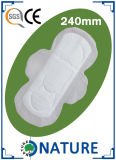240mm Free Sample Fast Delivery Time Sanitary Pad