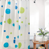 Custom Design Anti-Mildew Waterproof PEVA Bathroom Shower Curtain (15S0040)
