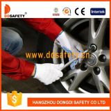 Ddsafety 2017 Knitted White PVC Glove