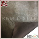 100% Polyester Brown Light Suede Fabric