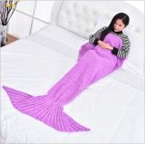Portable Home Use Comfortable Mermaid Baby Blanket