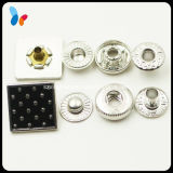 Custom Square Metal Alloy Spring Snap Button for Garments