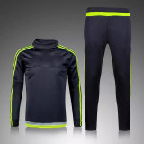 2016 New Dark Gray Real Madrid Football Clothes and Winter Sports Training Suit
