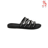 2017 Hot-Sale Women's Summers Slippers with Beads Decoration (FSL013)