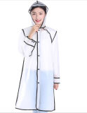Fancy Transparent Women's Long Raincoat Suit