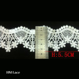 5.5cm Water Soluble Lace Trim for Curtain Fringe, Lace Fabric for Garment Hml030