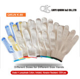 K-88 All Size Dotted Knitted Working Safety Lampshade Cotton Gloves