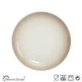 Hot Selling Light Brown Hand Painting Salad Plate