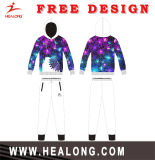 Healong Latest Design Sportswear Full Dye Sublimation Plain Hoodie