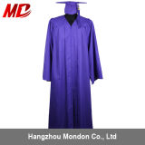 Wholesale Professional University Matt Ployster Purple Graduation Caps and Gowns
