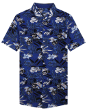 Men's Beach Wear Printed Aloha Hawaiian Shirt