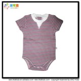 Stripe Printing Baby Garment Organic Cotton Infant Bodysuit