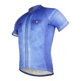 Denim Blue/Paladin Bike/Cycling Jersey/Tops Men's Short Sleeve Breathable/Quick Dry/Ultraviolet Resistant