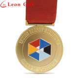 Metal Customized Excellence Award Gold Medals with Ribbon