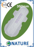 350mm Anti Bacterial Comfortable Sanitary Pad with Colorful Individual Wrap
