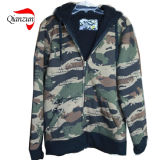 Men's Camo Cardigan Zipped Fashion Hoodies (QZ-LW-089)