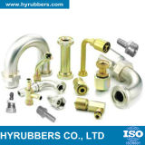 China Hyrubbers Carbon Steel Hydraulic Hose Fittings and Adapters