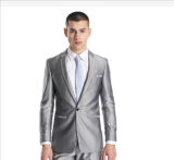 2015 High Fshion Sliver Elegant Men's Wedding Suits