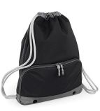 Swim Bag for Adults and Kids - Drawstring Backpack - Waterproof - Strong Stitching and Thick Cords - Handy Zipped Wet Pocket and Shoe Compartment