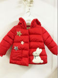Rabbit Watch Star Lovely Cute Padded Jacket with Hooded