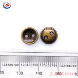 Customized Vintage Antique Brass 9mm 10mm Metal Two 2 Holes Buttons for Suits