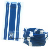 Factory Produce Customized Polyester 25*50cm Blue Neck Gaiter Tubular Scarf