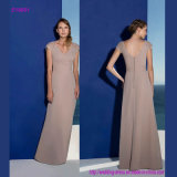 Cap Sleeves A-Line Mother of The Bride Dress with V Shape Back