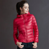 Ultra Light Women Cotton Hooded Jacket (50594-1)