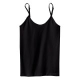 Combed Cotton Spandex Singlet Plain Blank Girl Camisole