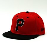 New Red Snapback Flat Brim Hat with Embroidery