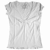 Ladies Hemp/Cotton Short Sleeve Shirt with Front DOT (OEM)