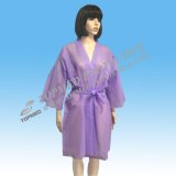 Purple Kimono or Bathrobe for SPA