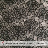 Jacquard Black Rose Lace Fabric (M0032)