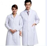 White Doctor Uniform 100% Cotton Female and Male