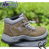 Nmsafety Nubuck Leather Feet Protection Steel Toe Safety Work Shoes