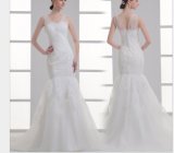 Lace Organza Bridal Wedding Dresses (NWD1024)