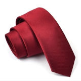 Polyester Tie Solid Color Woven Tie