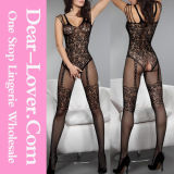 Much-Loved Floral Motif Mesh Body Stockings