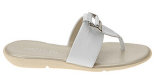 Sleek Patent Leather Casual Style Flat Thong Sandals