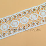 Cotton Silver Copper Material Lace Eyelet Fashion Garment Accessories Fabric