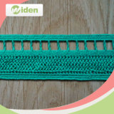 4cm Eco Friendly Women's Dress Green Italian Crochet Lace