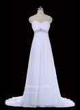 Aoliweiya White Strapless Lace up Wedding Dress Belt