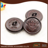 Hand Made Genuine Leather Covered Button with Shank