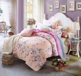 Hot Selling Floral Printed Cotton Bed Cover