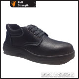 Leather Safety Shoes with Rubber Sole (SN5414)