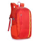 Nylon Fabric Sport Trekking Rucksack Backpack Hiking Bag with Zipper Close