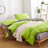 China Manufacture Cheap Solid Microfiber Fabric Bed Linen