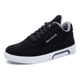 Popular Item Business Mens High Top Mens Casual Shoes, Low MOQ Leather Add Wool Sport Shoes Running Shoes